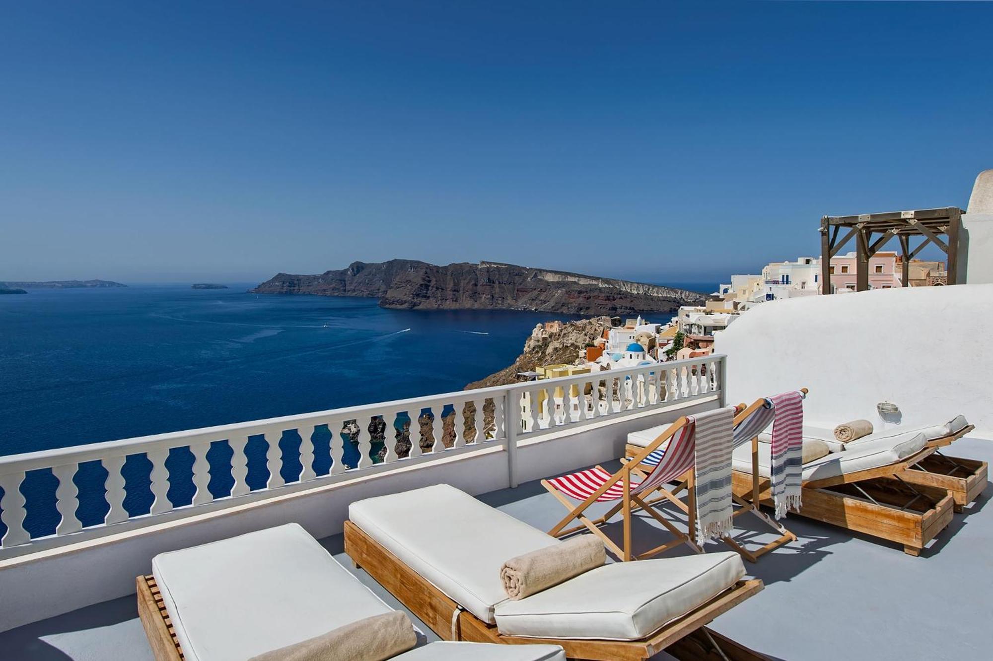 Villa Calliope Aegean Views เอีย ภายนอก รูปภาพ