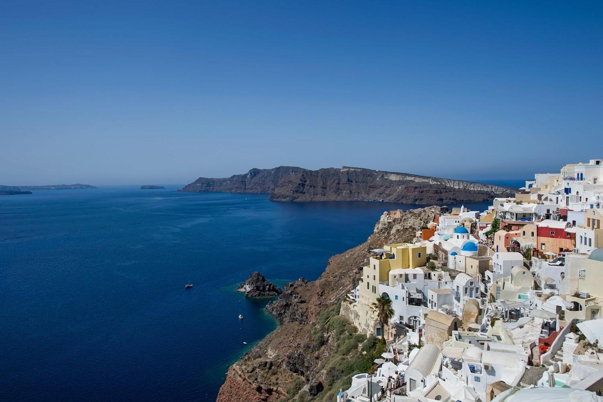 Villa Calliope Aegean Views เอีย ภายนอก รูปภาพ