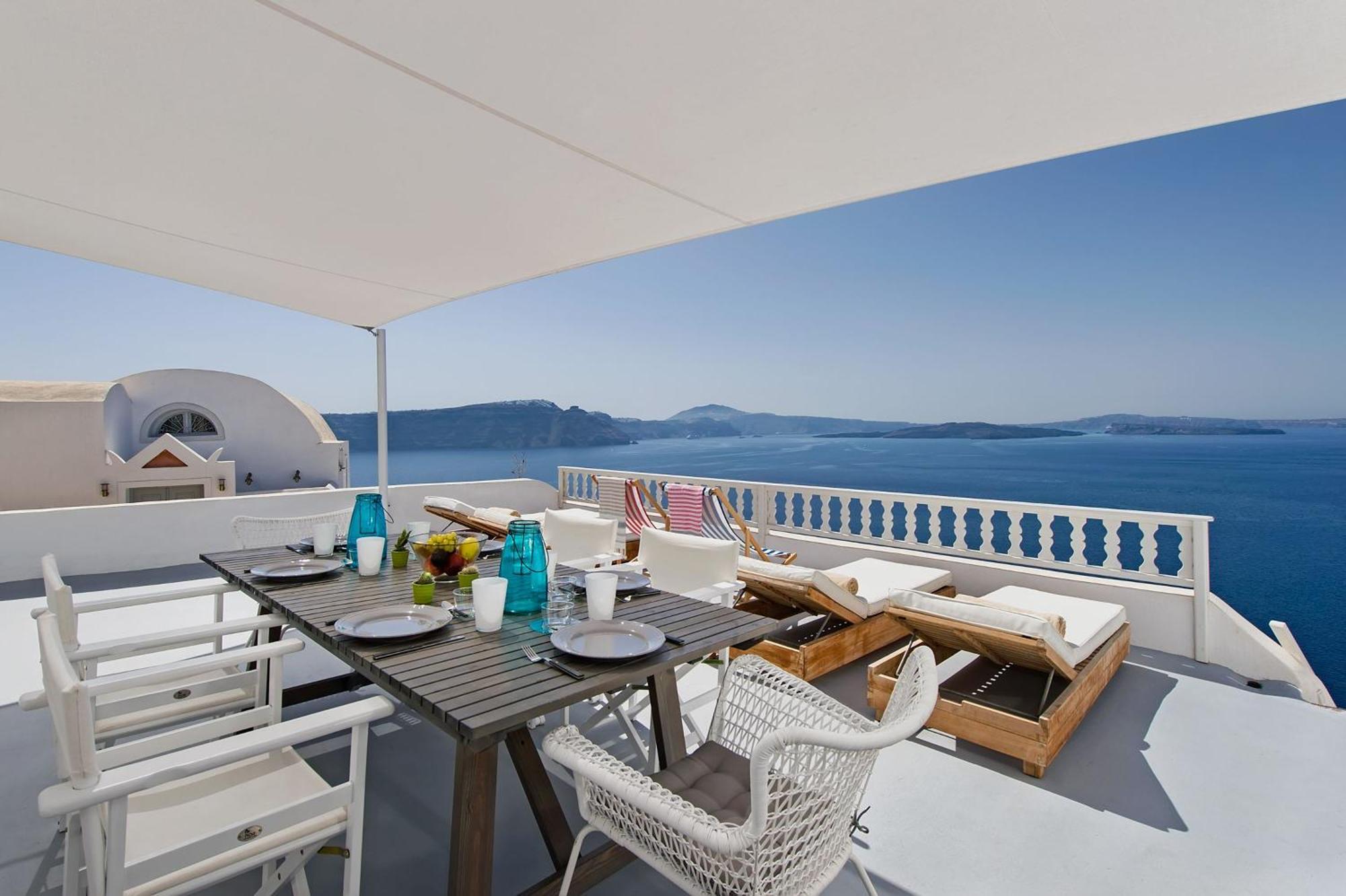 Villa Calliope Aegean Views เอีย ภายนอก รูปภาพ